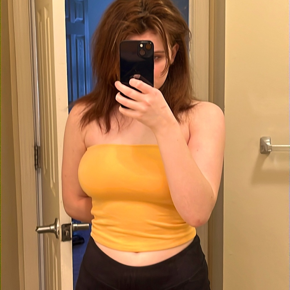 Old Navy Orange Tube Top M